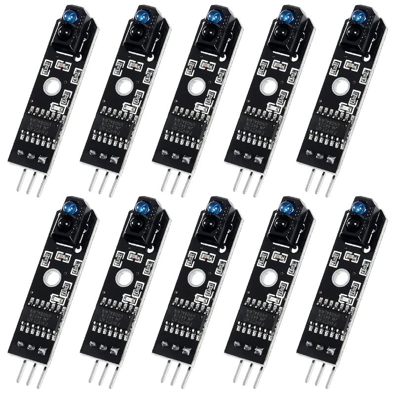 Coliao 10pcs TCRT5000 Infrared Reflective Sensor Module - 5V Line Obstacle Avoidance Tracing Sensor for Smart Car Robot - Image 1